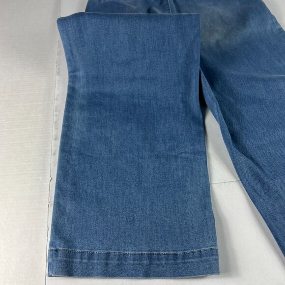 Oat New York Jeans Women's 30x29* High Rise Wide Leg Blue Faded Denim Tag 30 - Picture 11 of 16